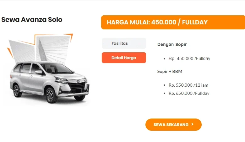 Keluarga Besar atau Solo Traveler? Panduan Memilih Tipe Mobil Sewa Terbaik di Solo