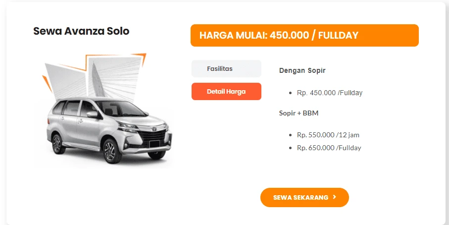Keluarga Besar atau Solo Traveler? Panduan Memilih Tipe Mobil Sewa Terbaik di Solo