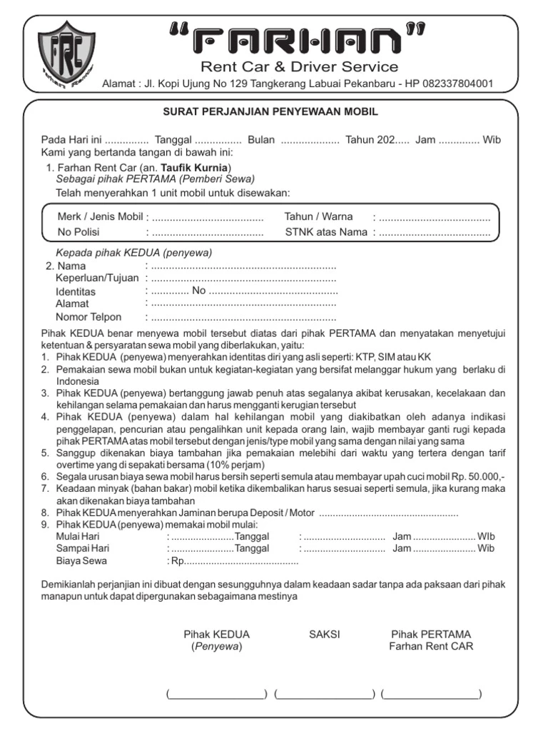 Siapkan Ini Sekarang! Dokumen Wajib Agar Sewa Mobil di Solo Lancar Tanpa Hambatan